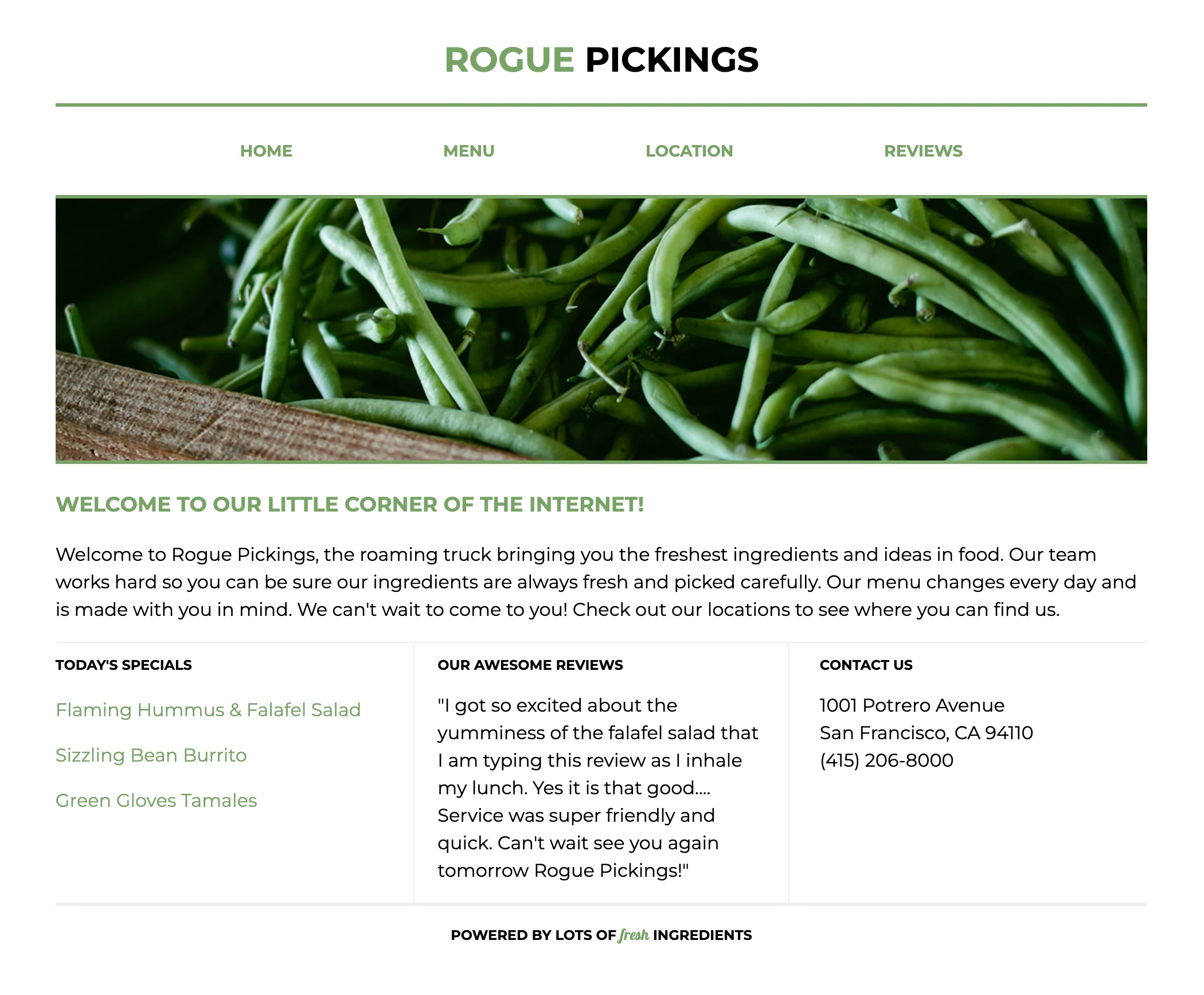 Rogue Pickings Website